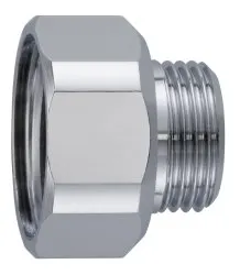 NEOPERL Reduktion Messing verchromt, IG 1/2" x AG 3/8"