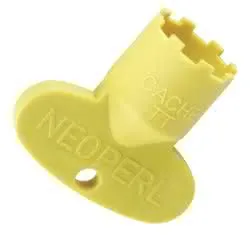 NEOPERL CACHE Serviceschlüssel Kunststoff/gelb, TT / M16.5x1
