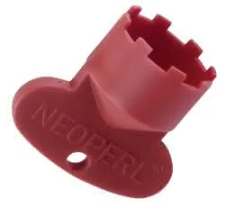 NEOPERL CACHE JR & SLIM AIR Services. Kunststoff/rot, JR + SLIM AIR / M21.5x1