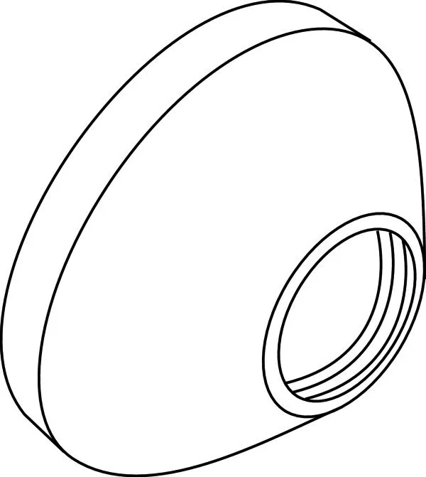 IS Rosette G3/4 (907807), Chrom
