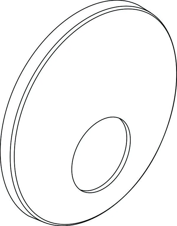 Ideal Standard Rosette, rund/gewölbt, SHR Easy-Box, Chrom