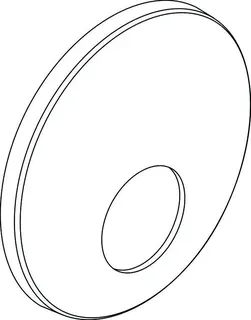 Ideal Standard Rosette, rund/gewölbt, SHR Easy-Box, Chrom