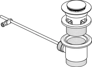 Ideal Standard Ab- und Überlauf, kpl., Chrom – Bild 2