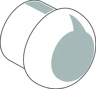 Ideal Standard Zugknopf M4, A963536AA, Chrom