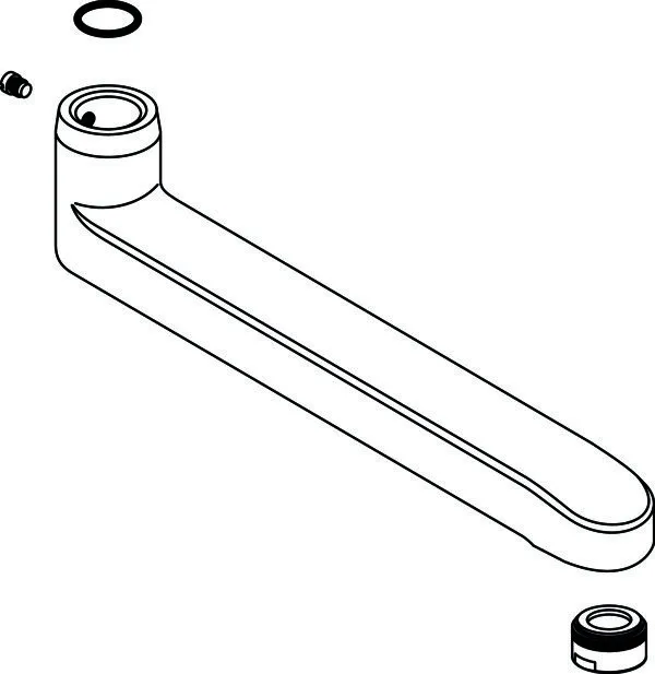 Ideal Standard Gussauslauf, A2530 (900502), Chrom