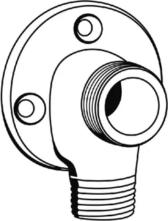 GROHE Wandscheibe 12015 1/2"x3/4" chrom – Bild 4