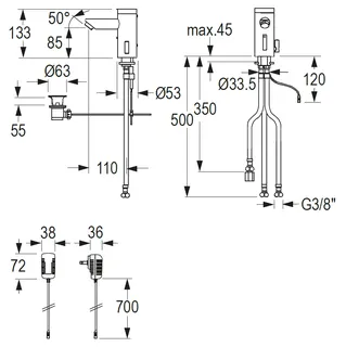 CONTI+ lino elekt. IR Standarm. NetzAP m.Misch. Chrom o.Ablg. Click L30 – Bild 2