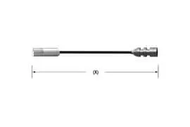 CONTI+ Verlängerung 2-poliger Stecker 1 Meter