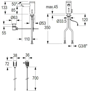 CONTI+ lumino el. IR Standarm. NetzAP m.Misch. Chrom m.Ablg. Click L10i – Bild 2