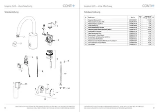 CONTI+ loopino el. IR Standarm. Batt. o.Misch. Chrom o.Ablg. Click G20 – Bild 3