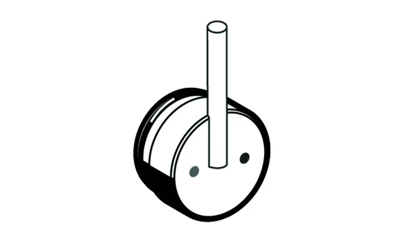 SCHELL Hebel LINUS W-EH-M für UP-Wandauslauf, Mischwasser, chrom