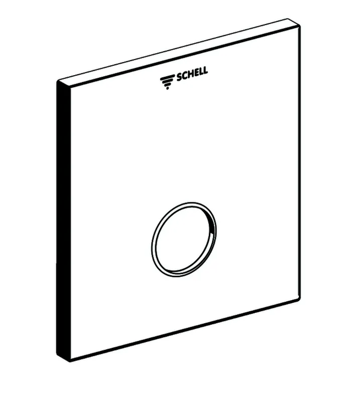 SCHELL Frontplatte LINUS SC-M für UP-Dusche, 180x180, chrom