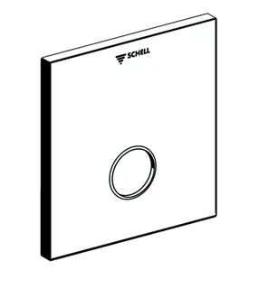 SCHELL Frontplatte LINUS SC-M für UP-Dusche, 180x180, chrom