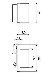 SCHELL Hutschienen-Netzteil CVD-Touch für 1-12 CVD-Touch/IR-Sensor Elektronik – Bild 2