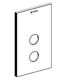 SCHELL Frontplatte LINUS D-SC-T für UP-Dusche, 273x173, edelstahl