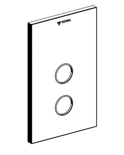 SCHELL Frontplatte LINUS D-SC-T für UP-Dusche, 273x173, chrom – Bild 3