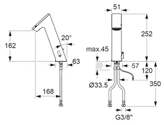 CONTI+ ultra el. IR Standarm. Solar Expert m.Misch. Chrom o.Ablg. GH10 – Bild 2