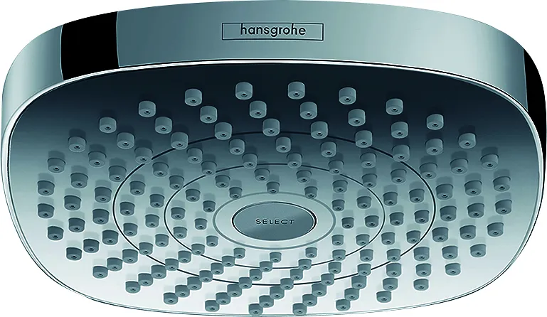 Hansgrohe Kopfbrause Croma Select E 180 2jet EcoSmart weiss/chrom