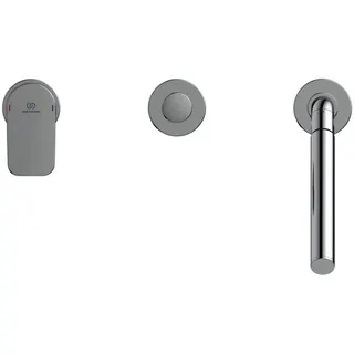 Ideal Standard 3-Loch-Badearmatur Tonic II, o. Wanneneinlauf, m. Handbrause, Chrom