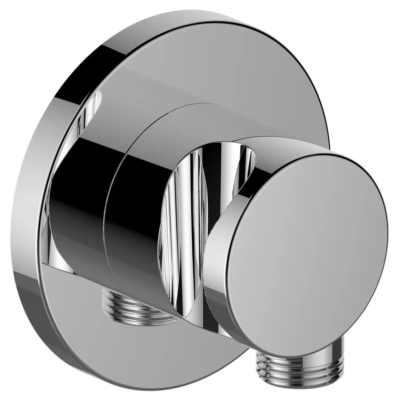 Keuco Schlauchanschluss IXMO 59592, mit Brausehalter, rund, verchromt