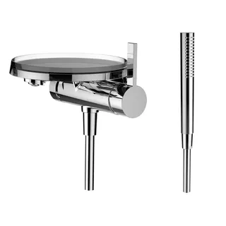 Einhebel-Wannenmischer UP K-LAUFEN inkl. Schlauch 1800mm + Handbrause chrom
