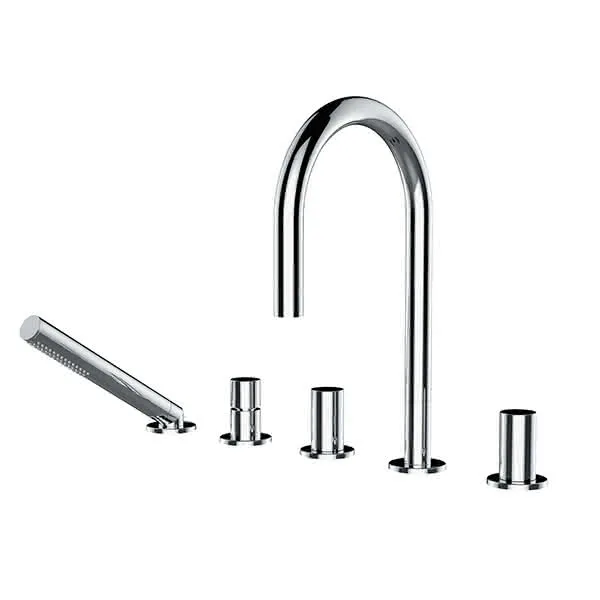 5-Loch Wannenfüllkombination K-LAUFEN Ausladung 173mm + Handbrause chrom