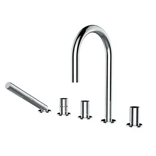5-Loch Wannenfüllkombination K-LAUFEN Ausladung 173mm + Handbrause chrom