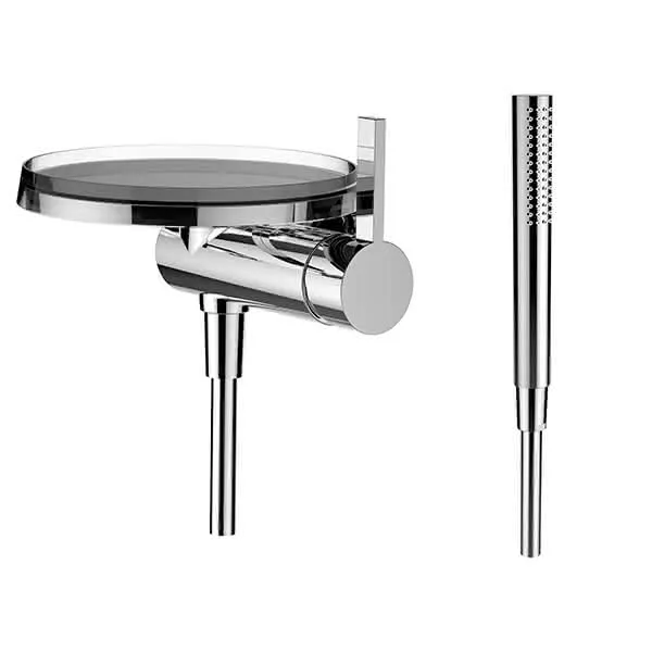 Einhebel-Brausemischer UP K-LAUFEN Schlauch 1800mm + Handbrause chrom