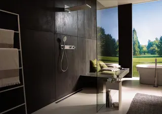 Hansgrohe Kopfbrause Rainmaker Select 580 3jet Wandmontage weiss/chrom – Bild 4