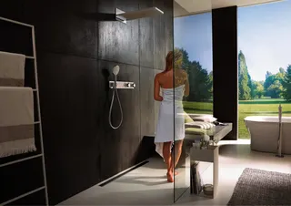 Hansgrohe Kopfbrause Rainmaker Select 580 3jet Wandmontage weiss/chrom – Bild 5
