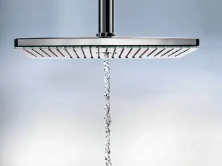 Hansgrohe Kopfbrause Rainmaker Select 460 2jet Deckenmontage weiss/chrom – Bild 3