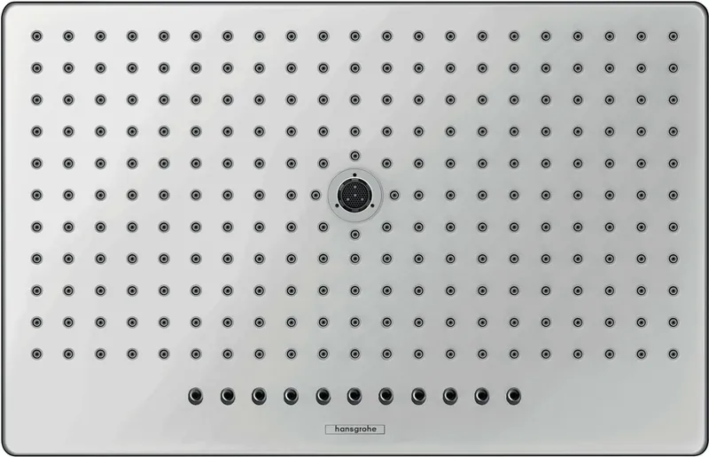 Hansgrohe Kopfbrause Rainmaker Select 460 3jet EcoSmart weiss/chrom mit Brausearm 450mm