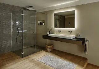 Hansgrohe Kopfbrause Rainmaker Select 460 3jet Deckenmontage weiss/chrom – Bild 4