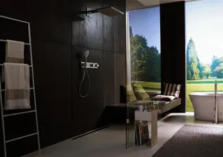 Hansgrohe Kopfbrause Rainmaker Select 460 3jet EcoSmart weiss/chrom mit Brausearm 450mm – Bild 4