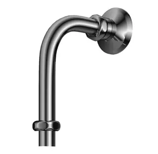 SCHELL Abgangsbogen VITUS, DN15 ablängbar, 90 Grad, 15x100x150, chrom – Bild 2