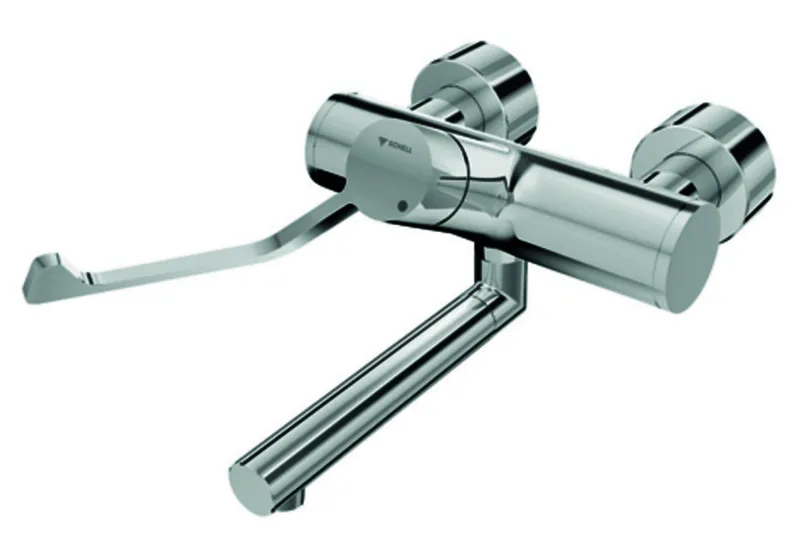 SCHELL AP-Waschtisch-Armatur VITUS VW-AH-M Klinik-EHM,Mischw., man.TD,270 Ausl.,chr