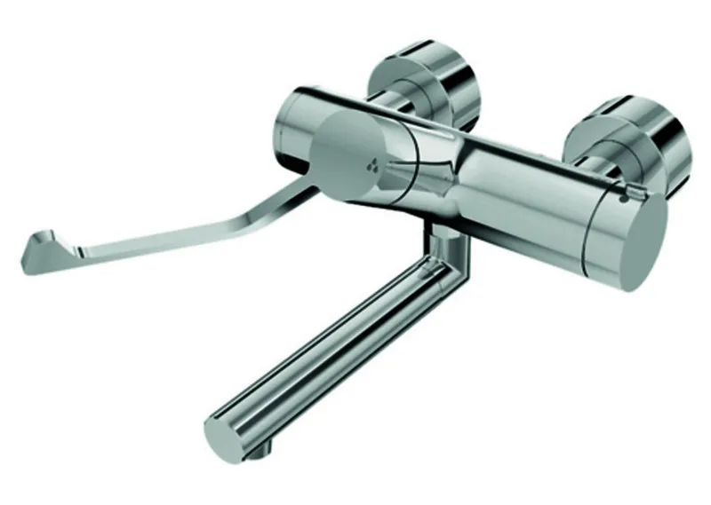 SCHELL AP-Waschtisch-Armatur VITUS VW-AH-T Klinik-EHM, Therm.,man. TD,270 Ausl.,chr