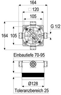 Tec-box Einbauset 1/2" aktiv4YOU 2.0 – Bild 2