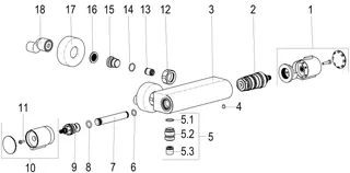 AP-Brausethermostat eigensicher,Cool Tec aktiv4YOU 2.1, DIN DVGW-Zert.verchromt – Bild 3