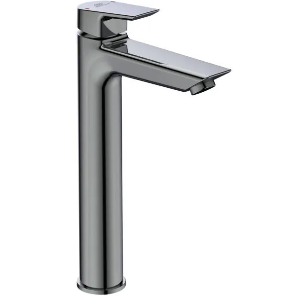 Ideal Standard Waschtischarmatur Tesi,m.verl.Sockel, 5 l/min., o.Ablgarn., Ausld.140mm, Chrom