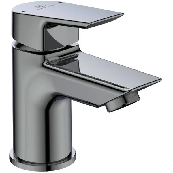 Ideal Standard Waschtischarmatur Tesi, Piccolo, 5 l/min., o.Ablgarn., Ausld. 83mm, Chrom