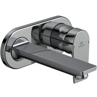 Ideal Standard Wand-Waschtisch-Armatur UP Tesi, 5 l/min., Bausatz 2,Ros.193x83mm,Ausld.173mm,Chrom