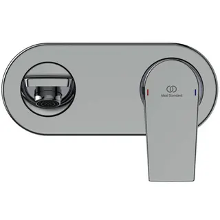 Ideal Standard Wand-Waschtisch-Armatur UP Tesi, 5 l/min., Bausatz 2,Ros.193x83mm,Ausld.173mm,Chrom – Bild 2