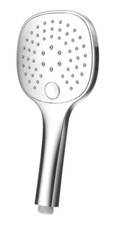 sanibel 4001-Handbrause A17 dreistrahl. eckig Softedge 120mm easy-tap verchromt