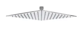 sanibel 4001-Kopfbrause eckig 300x300mm A17 DN15 m Antikalknoppen Edelstahl pol.