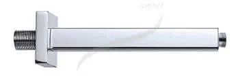 sanibel 4001-Decken-Brausearm A17 eckig DN 15 165mm lang aus Messing verchromt