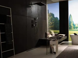 Hansgrohe Kopfbrause Rainmaker Select 460 3jet schwarz/chrom mit Brausearm 450mm – Bild 3