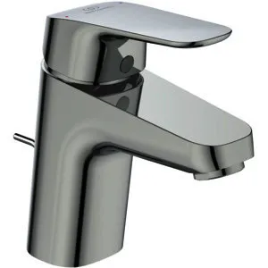 Ideal Standard Waschtischarmatur Ceraflex, 5 l/min., m.Ablgarn. aus Kst., Ausld. 101mm, Chrom
