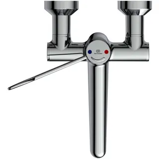 IS Wand-WT-Thermostat Ceraplus Safe SQ Ausld. 200mm absp.S-Anschlüsse Chrom