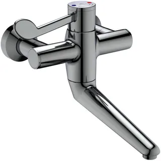 Ideal Standard Wand-Waschtisch-Thermostat Ceraplus Safe SQ Ausld. 200mm Chrom – Bild 3